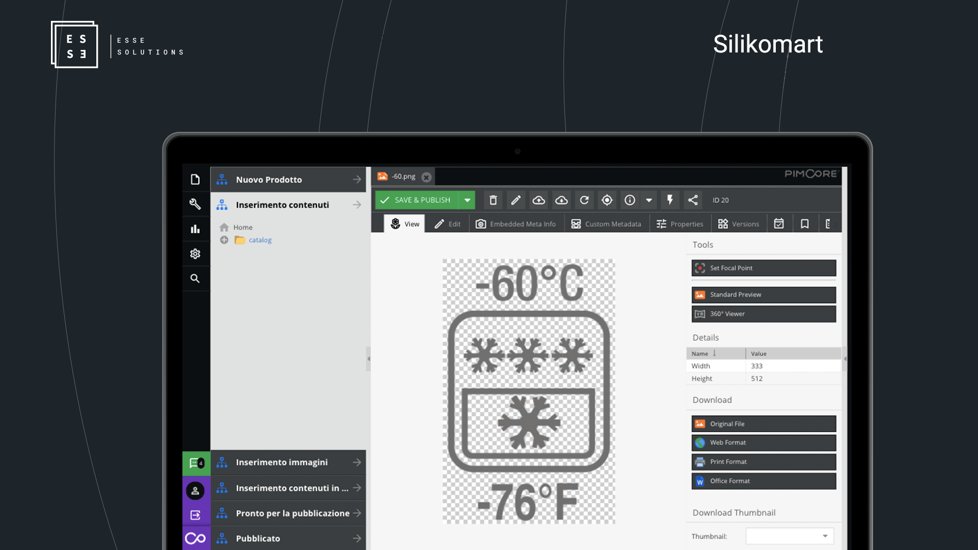 Silikomart Magento E Pimcore Pim Dam Per La Vendita Di Stampi In